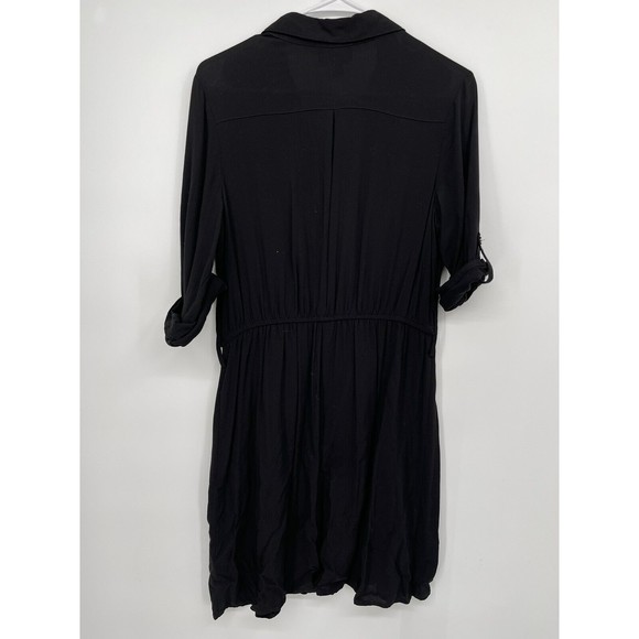 Iz Byer Size Large Black 3/4 Sleeve‎ Knee Length Dress - Picture 6 of 7